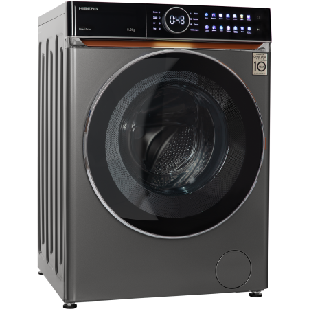 стиральная машина hiberg i-ddq10-814 sd steam, inverter, темно-серый