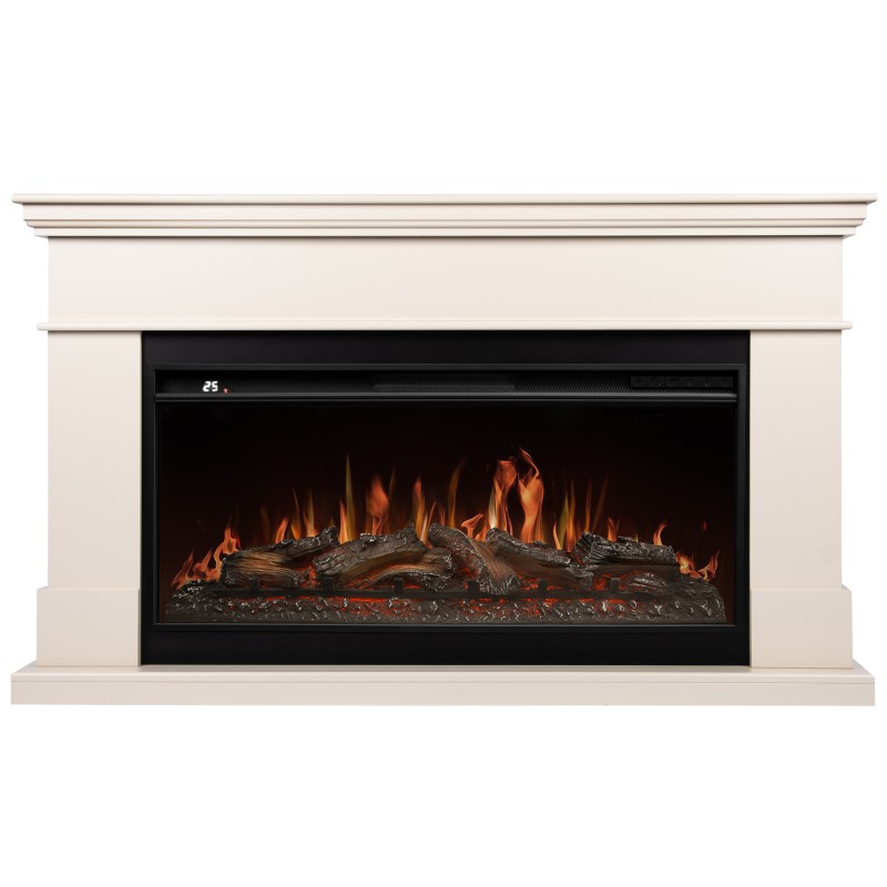 Портал Firelight California 42/40/36", молочный