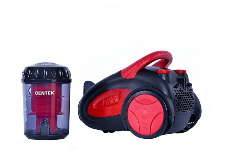 пылесос centek ct-2520 (черный/красный)