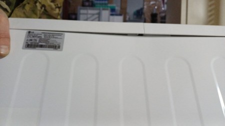 сушильная машина lg dc90v9v9wn inverter,потертости, вмятины, зазоры