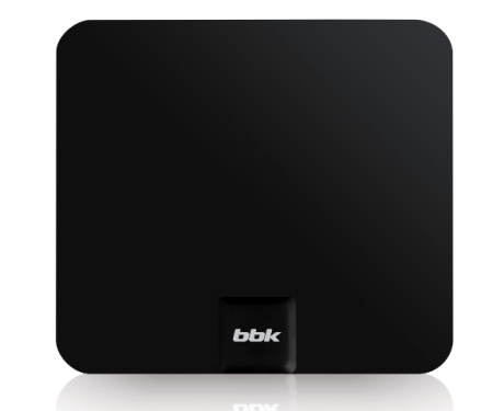 телевиз. антенна bbk da19 dvb-t комнатная с усилителем