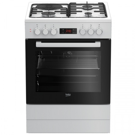 газоэлектрическая плита beko fse 63320 dw