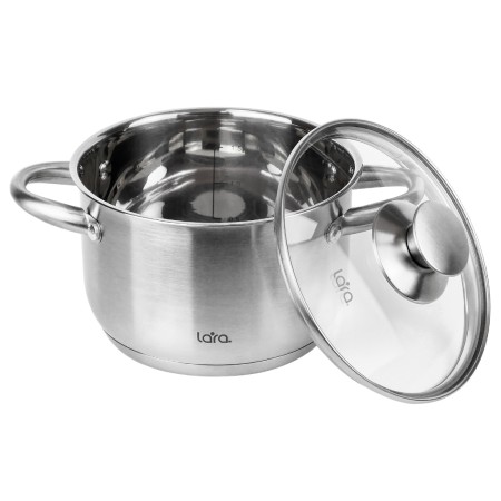 кастрюля lara lr02-266 2,1л афина