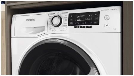стиральная машина hotpoint nsd 6239 s ve ru inverter, steam