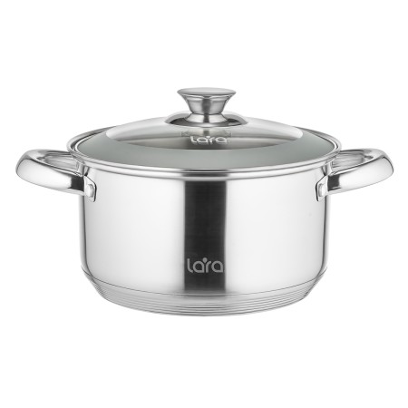 кастрюля lara lr02-773 3,4л