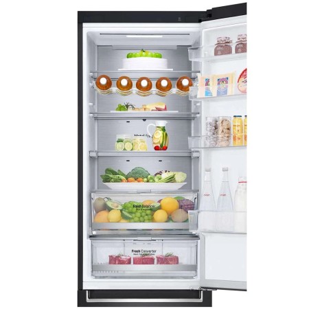 холодильник lg gc-b509 sbum черный, дисплей (203,0)