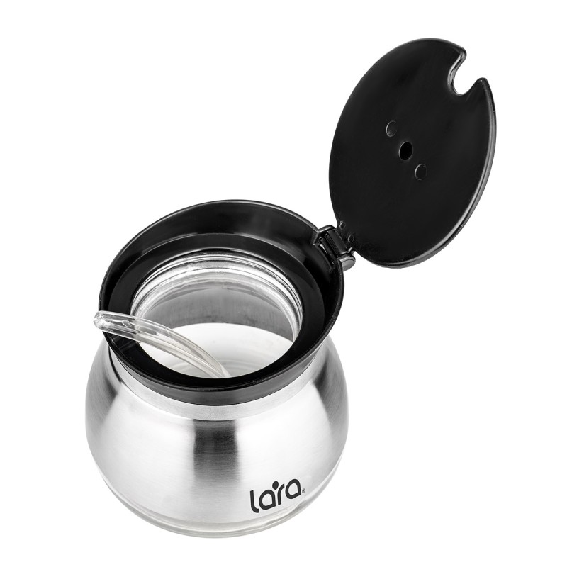 Сахарница с дозатором Lara LR08-34 Black