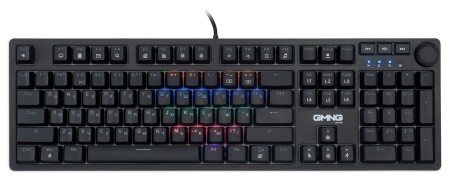 клавиатура oklick gmng 925gk touch rgb led usb black