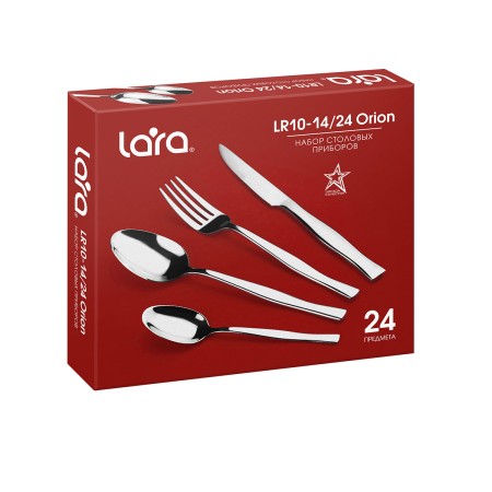 набор столовых приборов lara lr10-14/24 orion