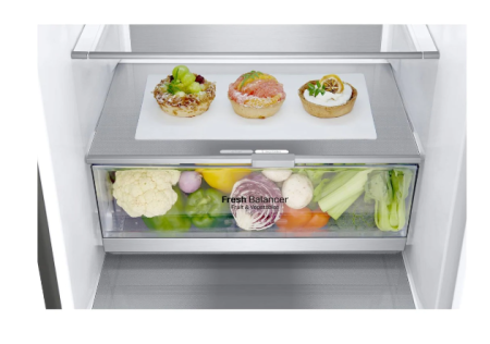 холодильник lg gc-b459 smum серый, дисплей (186,0)
