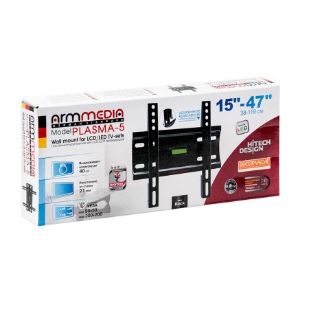кронштейн arm media plasma-5 черный 15-47"