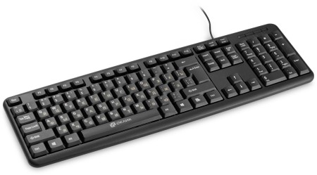 клавиатура oklick 130m usb черный