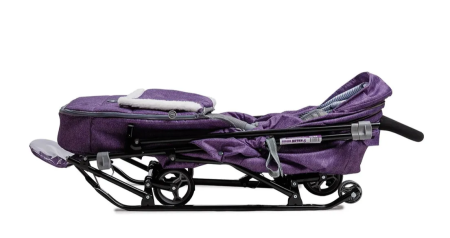 санки ника наши детки ндт6/6 баклажановый с полосками 