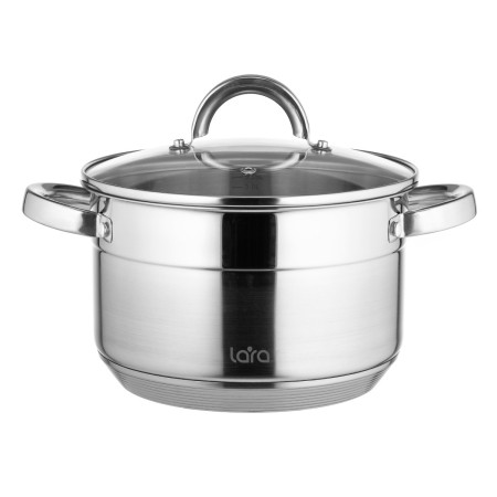 кастрюля lara lr02-401 2,8л aurora