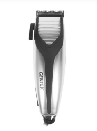 машинка для стрижки волос centek ct-2113 черный/серый
