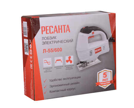электролобзик ресанта л-55/600
