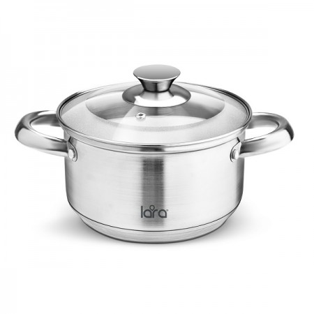 кастрюля lara lr02-773 3,4л