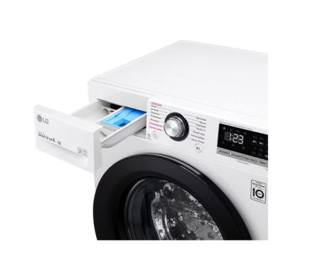 стиральная машина lg f2v3ps6w ai dd, steam, белый