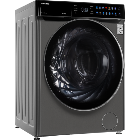 стиральная машина hiberg i-ddq11-1014 sd steam, inverter, темно-серый