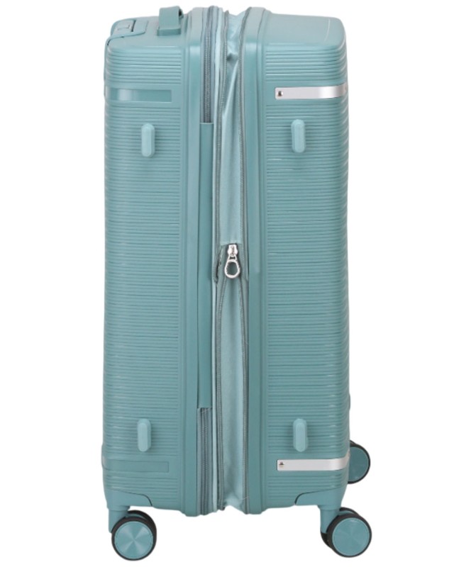 Чемодан "Verano", VRN-00607PP-R-01, 68л (M) бирюзовый