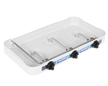 настольная газовая плита centek ct-1522 белый