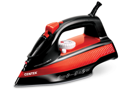 утюг centek ct-2345 red/black