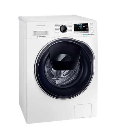 стиральная машина samsung ww80k6210rw/ld addwash с eco bubble
