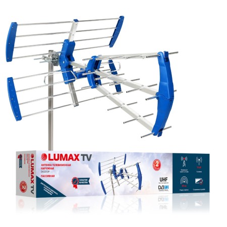 телевиз. антенна lumax da2510р антенна эфирная, пассивная 