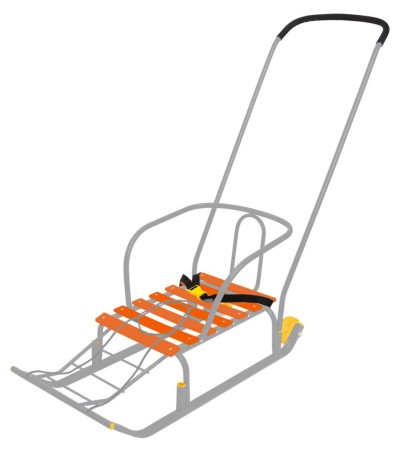 санки ника тимка 5 комфорт т5к серый