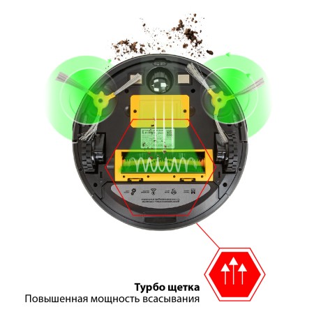 пылесос-робот jvc jh-vr510 black