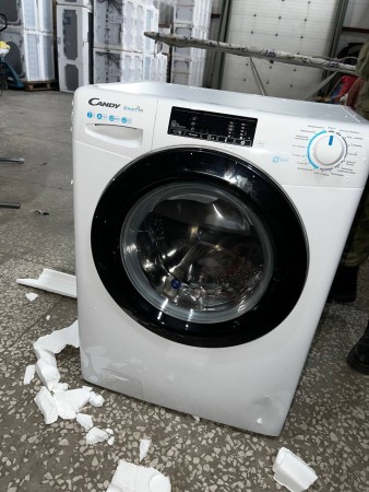 стиральная машина candy cso4 107tb1/2-07 smart pro steam, без упаковки,б/у,нет 2-х транс.б, царапины