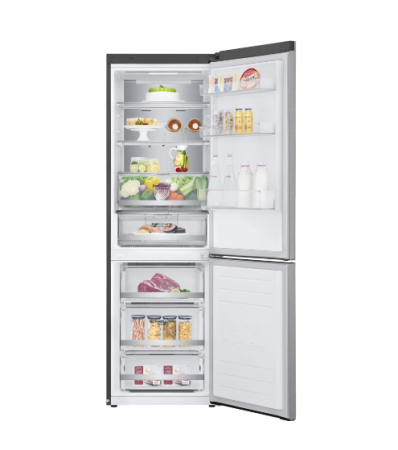 холодильник lg gc-b459 smum серый, дисплей (186,0)