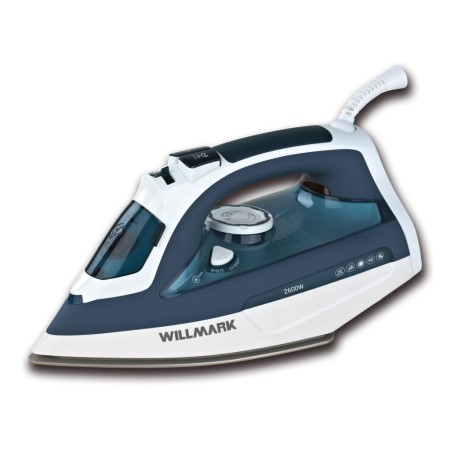 утюг willmark si-2637ca белый/синий