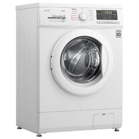 стиральная машина lg f1296nds0 steam, белый