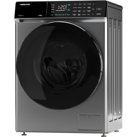 стиральная машина hiberg i-ddq9-612 sd inverter, темно-серый