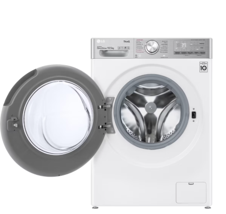 стиральная машина lg tw4v9rw9e ai dd, steam, белый