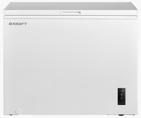 морозильник kraft bd (w) 300 bl с led дисплеем inverter (до -15 с)