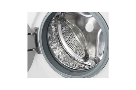 стиральная машина lg f1296cds0 steam, с сушкой, белый