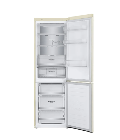 холодильник lg gc-b459 seum бежевый, дисплей (186,0)