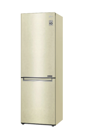 холодильник lg gc-b459 secl бежевый, дисплей (186,0)