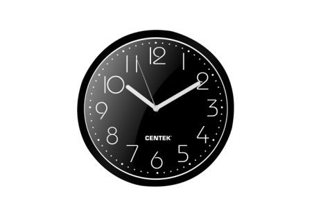 настенные часы centek ct-7105 черный