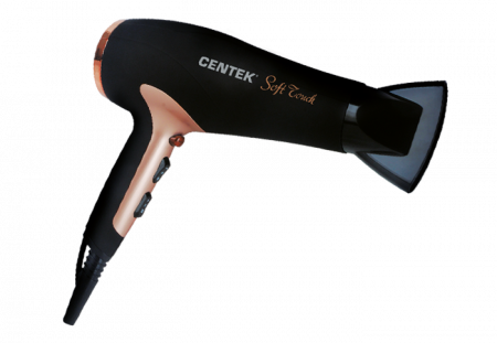 фен centek ct-2241 розовое золото/черный
