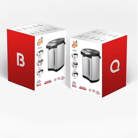 термопот bq tp532 черный-стальной