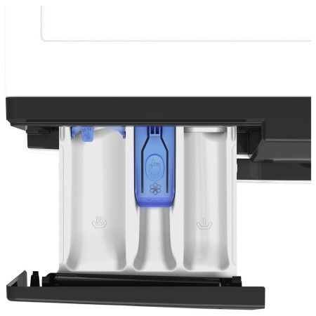 стиральная машина hotpoint-ariston wds 7448 c7s vbw inverter, steam, с сушкой