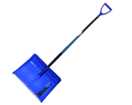 лопата для снега инструм-агро "монблан" (100175) с черенком