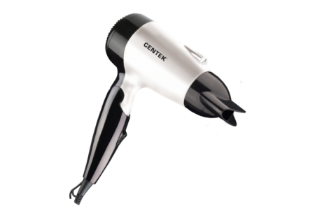 фен centek ct-2231 (белый/черный)