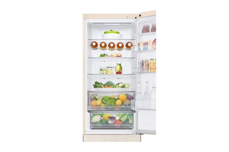холодильник lg gc-b509 aemw бежевый, дисплей (203,0)-
