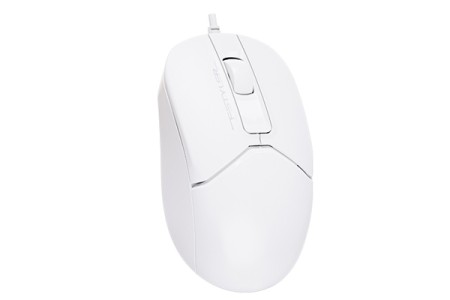 мышь проводная a4tech fstyler fm12s silent usb белый