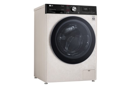 стиральная машина lg f2v5hs9b ai dd, steam, бежевый