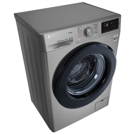 стиральная машина lg f2m5hs6s steam, серебро